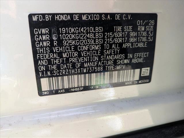 New 2026 Honda HR-V LX image 17