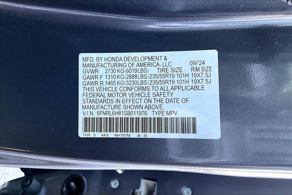 Used 2025 Honda Odyssey Touring image 16