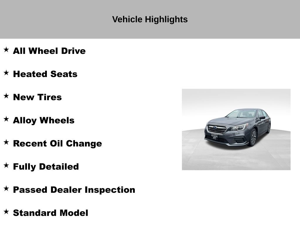 Used 2018 Subaru Legacy 2.5i Premium AWD/4WD image 9