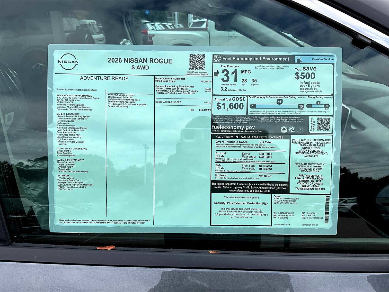 New 2026 Nissan Rogue S image 17