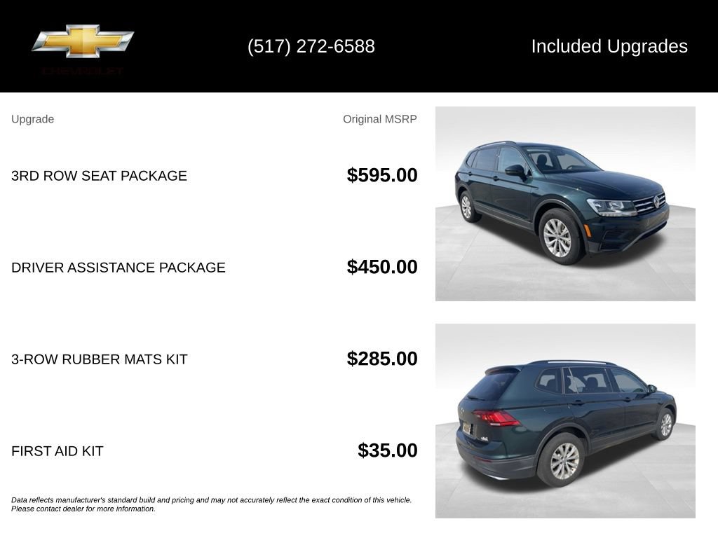 Used 2019 Volkswagen Tiguan S w/ 3rd Row Seat Package AWD/4WD image 5
