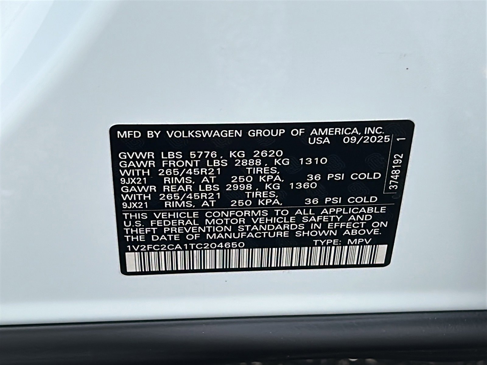 New 2026 Volkswagen Atlas Cross Sport SEL Premium R-Line image 26