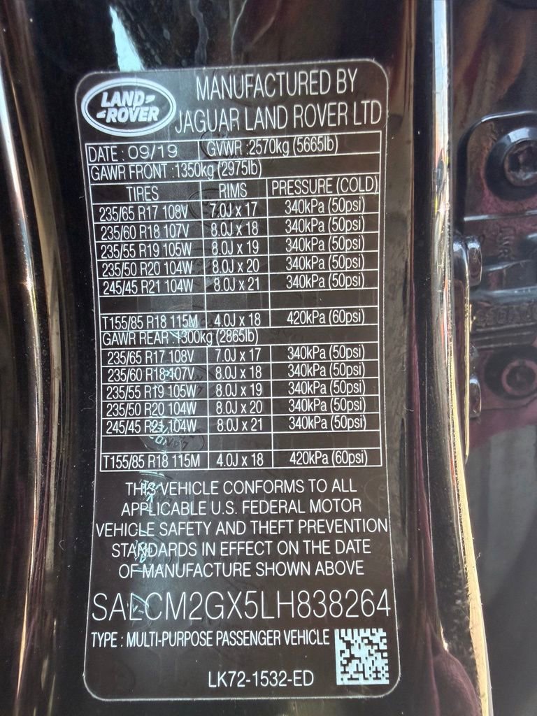 Used 2020 Land Rover Discovery Sport HSE R-Dynamic AWD/4WD image 22