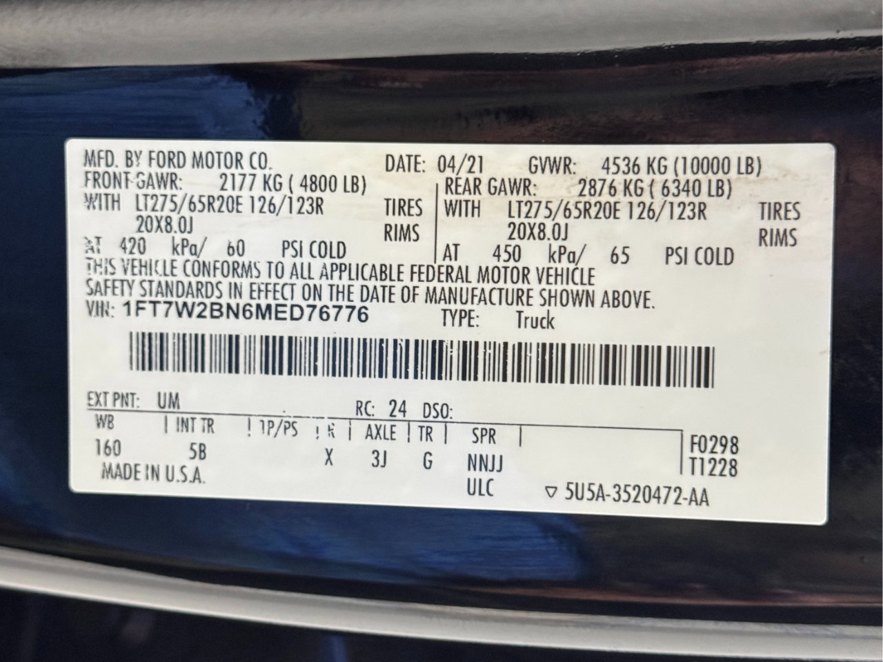 Used 2021 Ford F250 Lariat w/ Lariat Value Package image 77