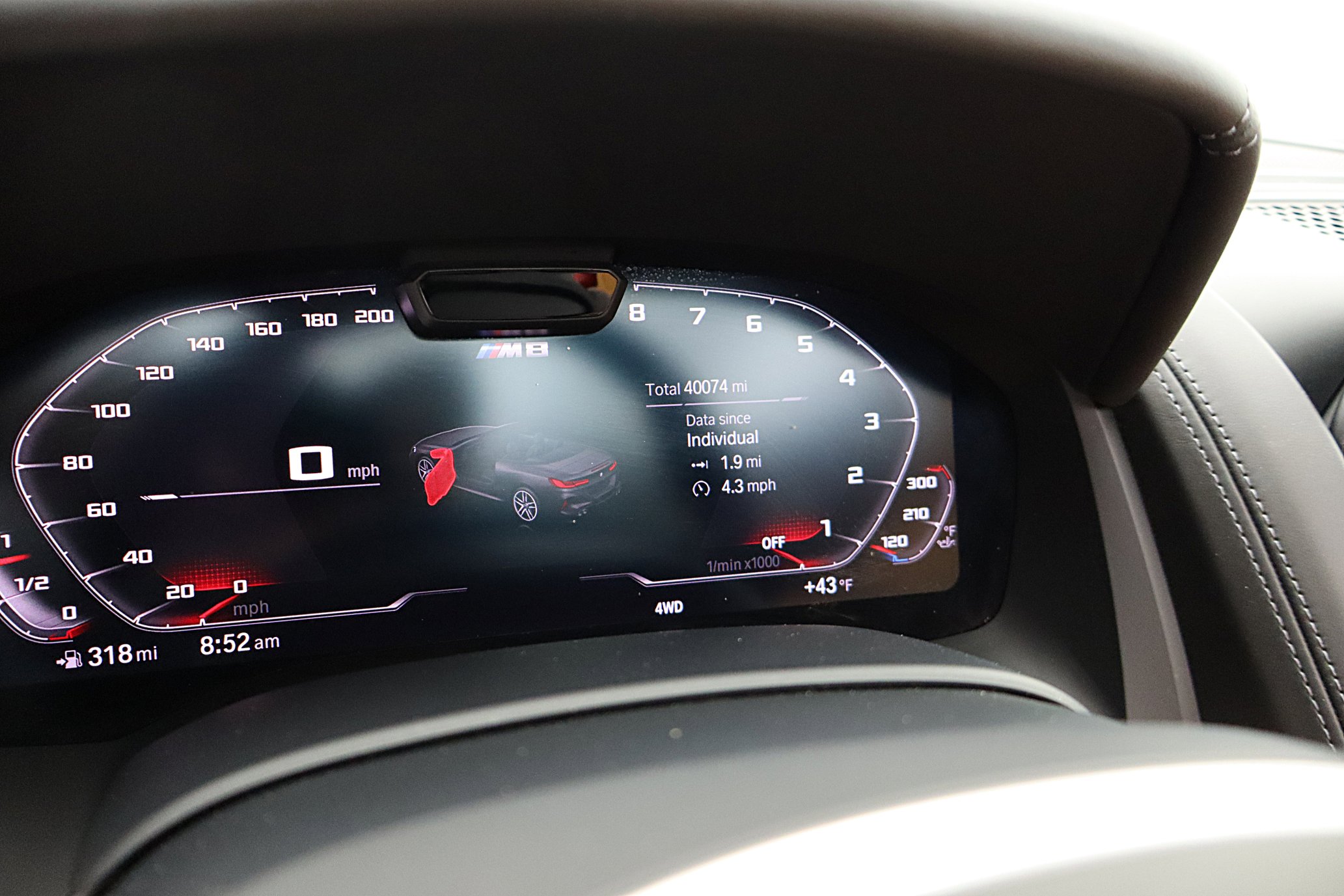 Used 2020 BMW M8 Convertible w/ M Driver's Package image 44