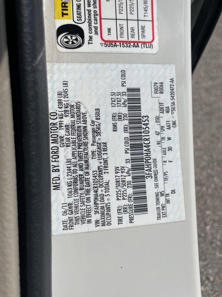 Used 2012 Ford Fusion SE FWD image 14