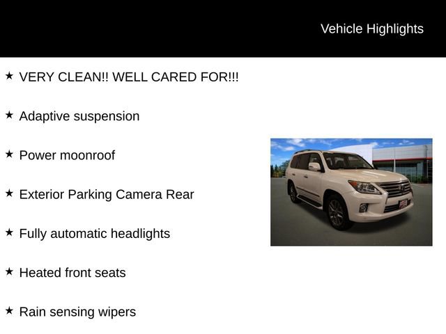 Used 2015 Lexus LX 570 4WD image 2