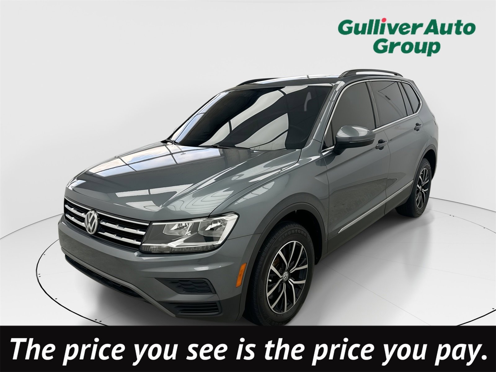 Used 2021 Volkswagen Tiguan SE w/ Panoramic Sunroof Package image 1