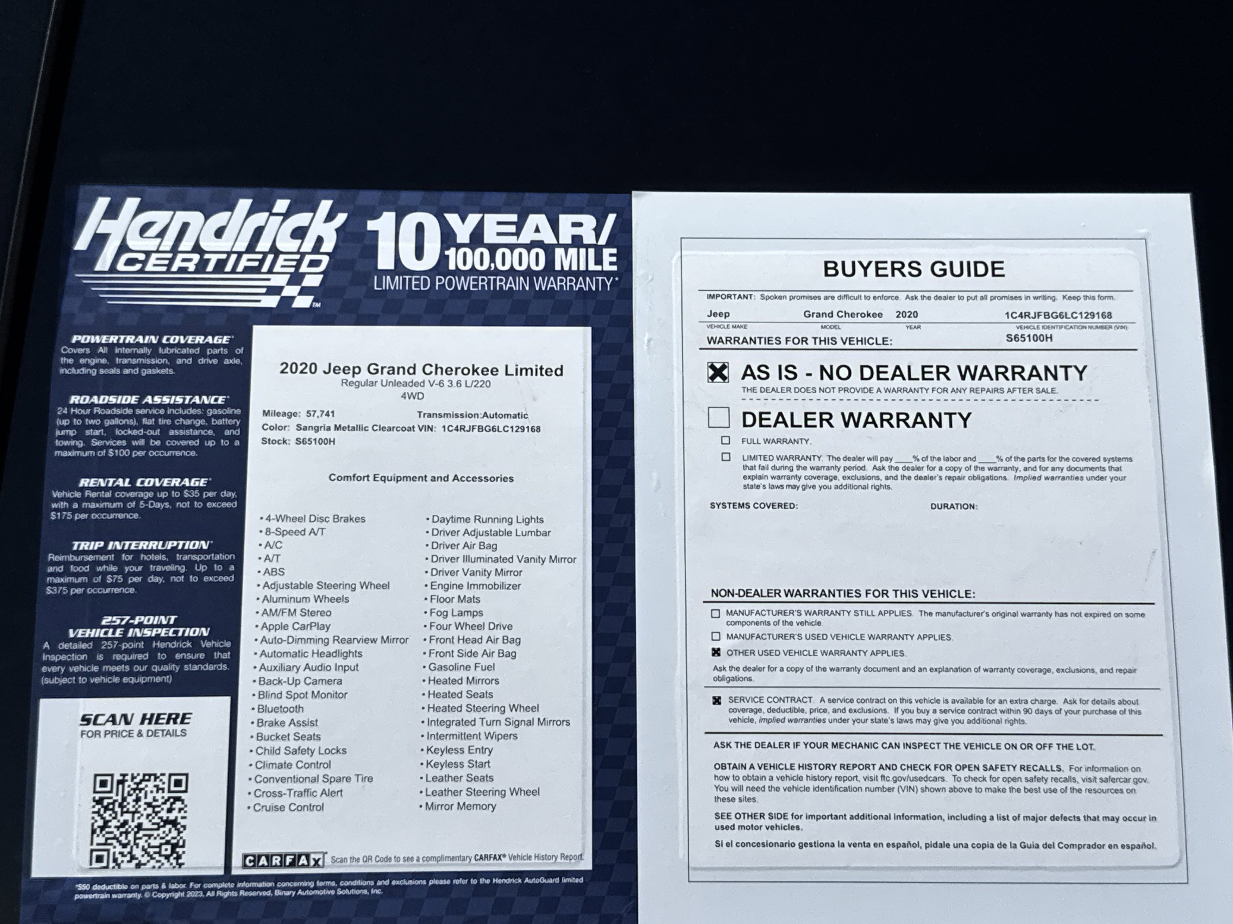 Used 2020 Jeep Grand Cherokee Limited w/ Trailer Tow Group IV image 37