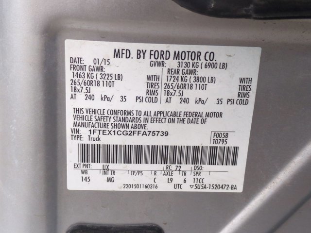 Used 2015 Ford F150 XLT w/ Equipment Group 302A Luxury image 14