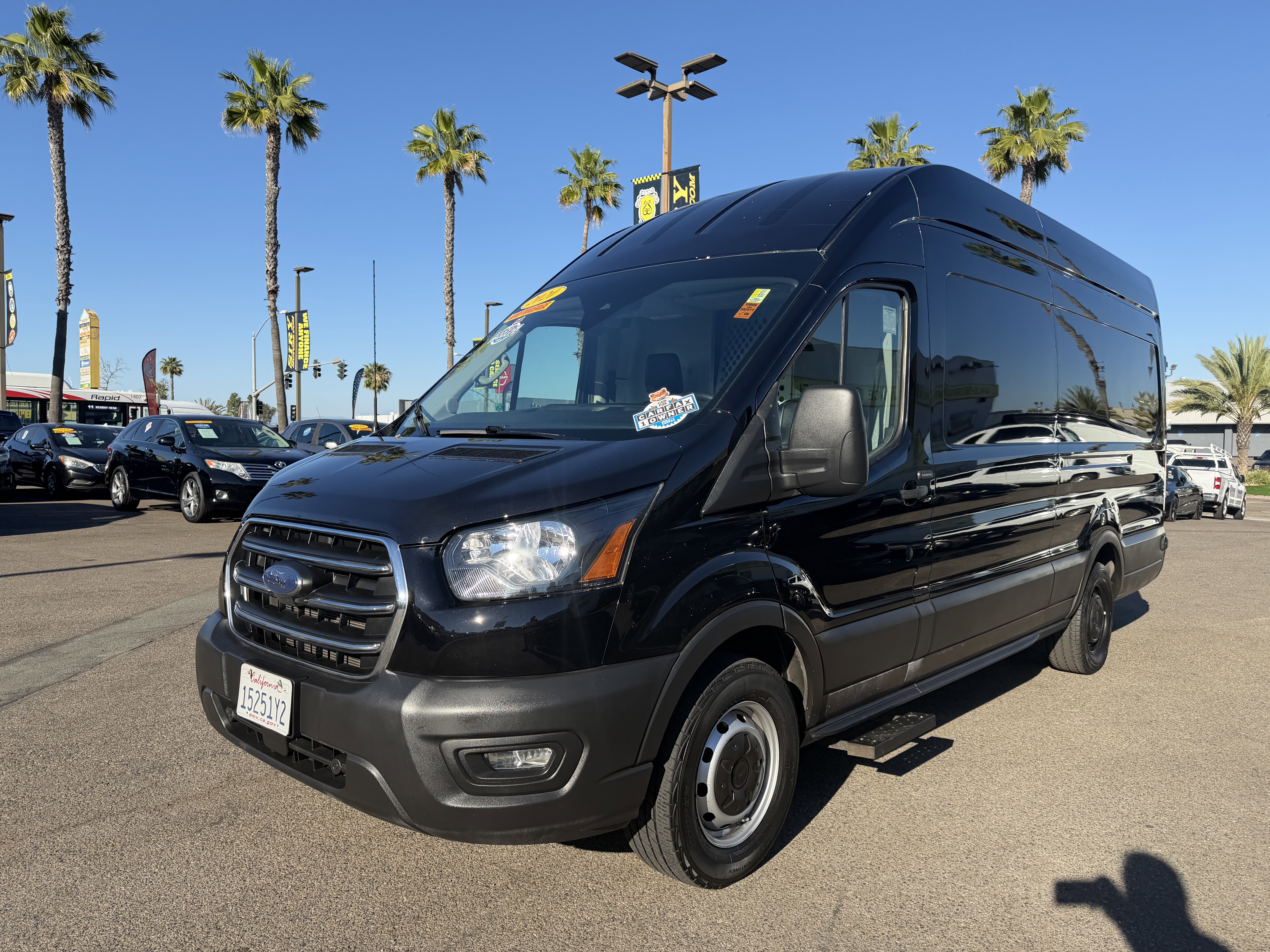 Used 2020 Ford Transit 250 148 High Roof Extended w/ Load Area Protection Package image 7