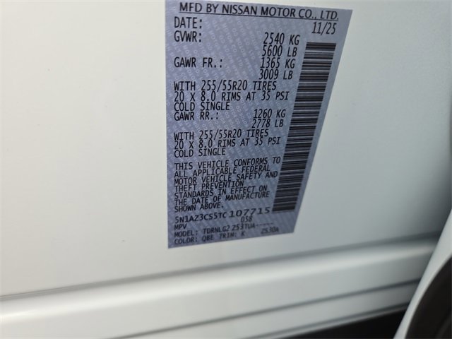 New 2026 Nissan Murano SL image 34