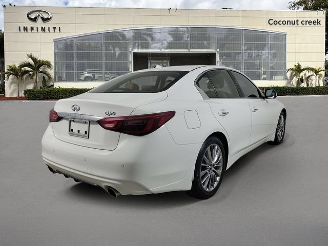 Certified 2023 INFINITI Q50 Luxe w/ Cargo Package RWD image 4