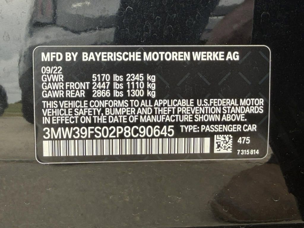 Used 2023 BMW 330e xDrive w/ M Sport Package AWD/4WD image 9