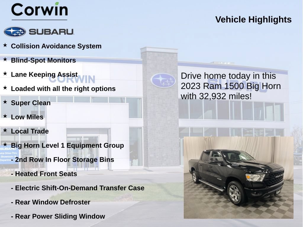 Used 2023 RAM 1500 Big Horn AWD/4WD image 6