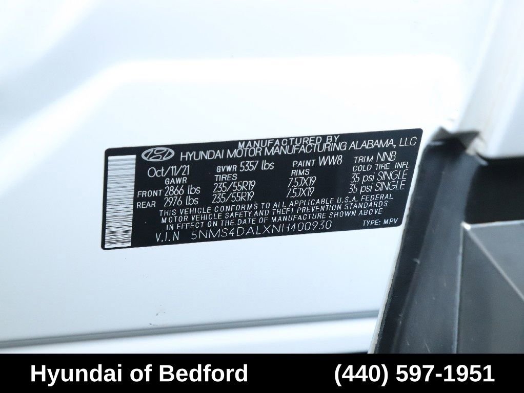 Used 2022 Hyundai Santa Fe Limited AWD/4WD image 22