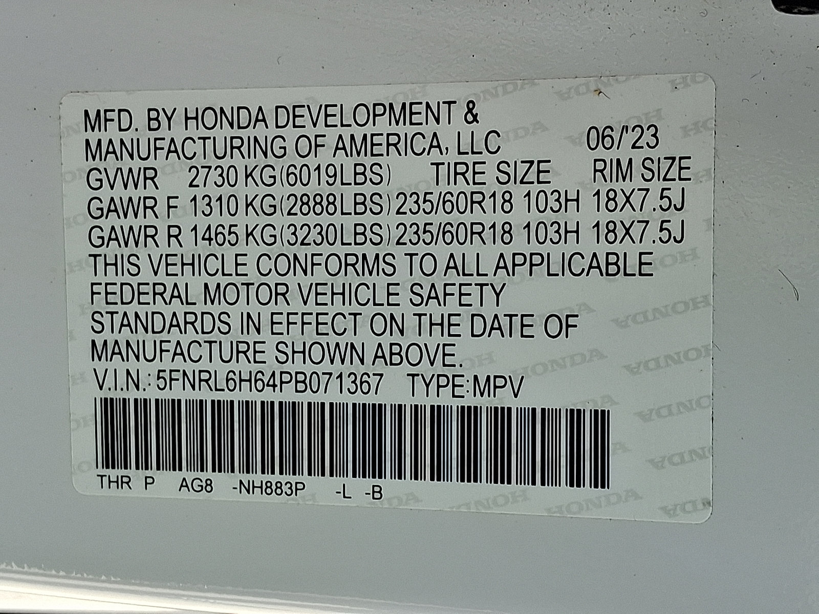 Used 2023 Honda Odyssey EX-L image 29
