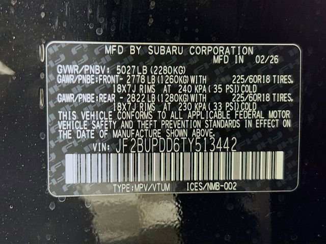 New 2026 Subaru Outback Limited image 33