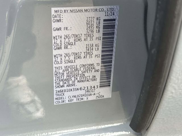 Used 2025 Nissan Frontier PRO-4X w/ Tow Package image 17