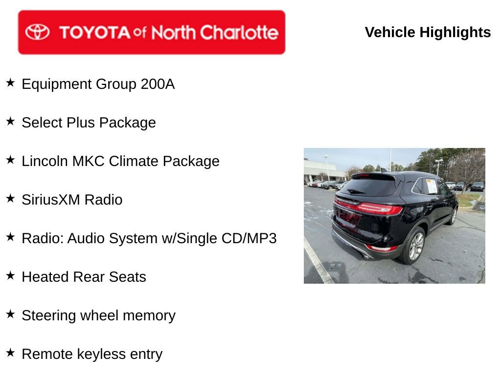 Used 2019 Lincoln MKC Select w/ Select Plus Package image 5