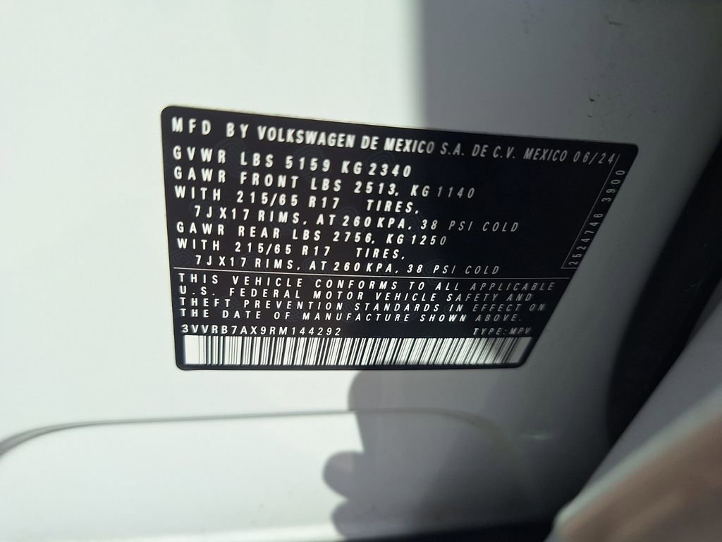 Used 2024 Volkswagen Tiguan S w/ MDO Package, Three-Row image 31