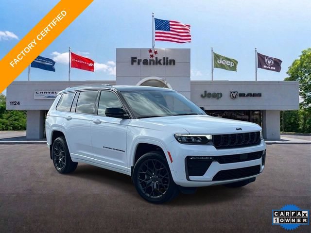 Certified 2026 Jeep Grand Cherokee L Summit w/ Obsidian Package AWD/4WD image 1