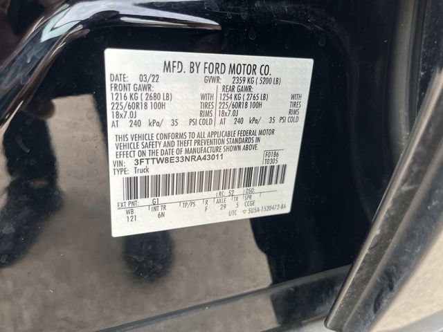 Used 2022 Ford Maverick Lariat w/ Lariat Luxury Package FWD image 22