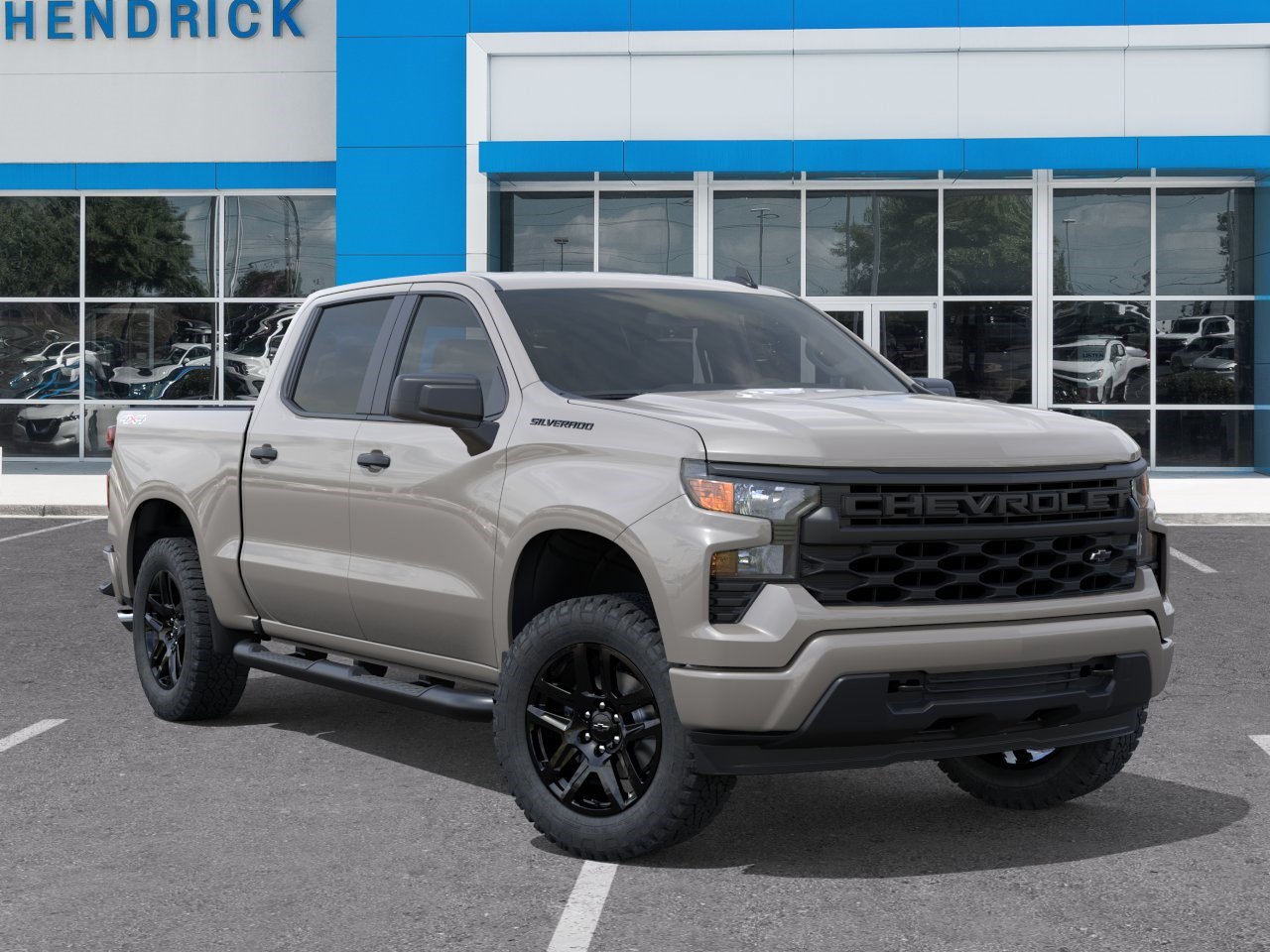 New 2026 Chevrolet Silverado 1500 Custom w/ Turbomax Blackout Package AWD/4WD image 9