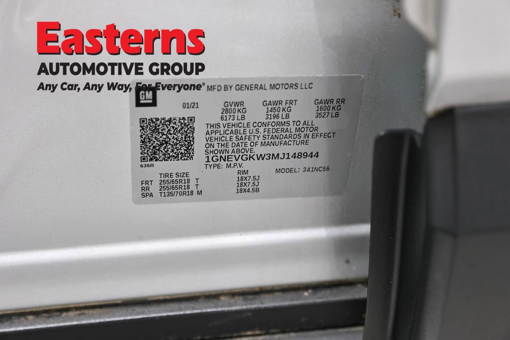 Used 2021 Chevrolet Traverse LT image 35