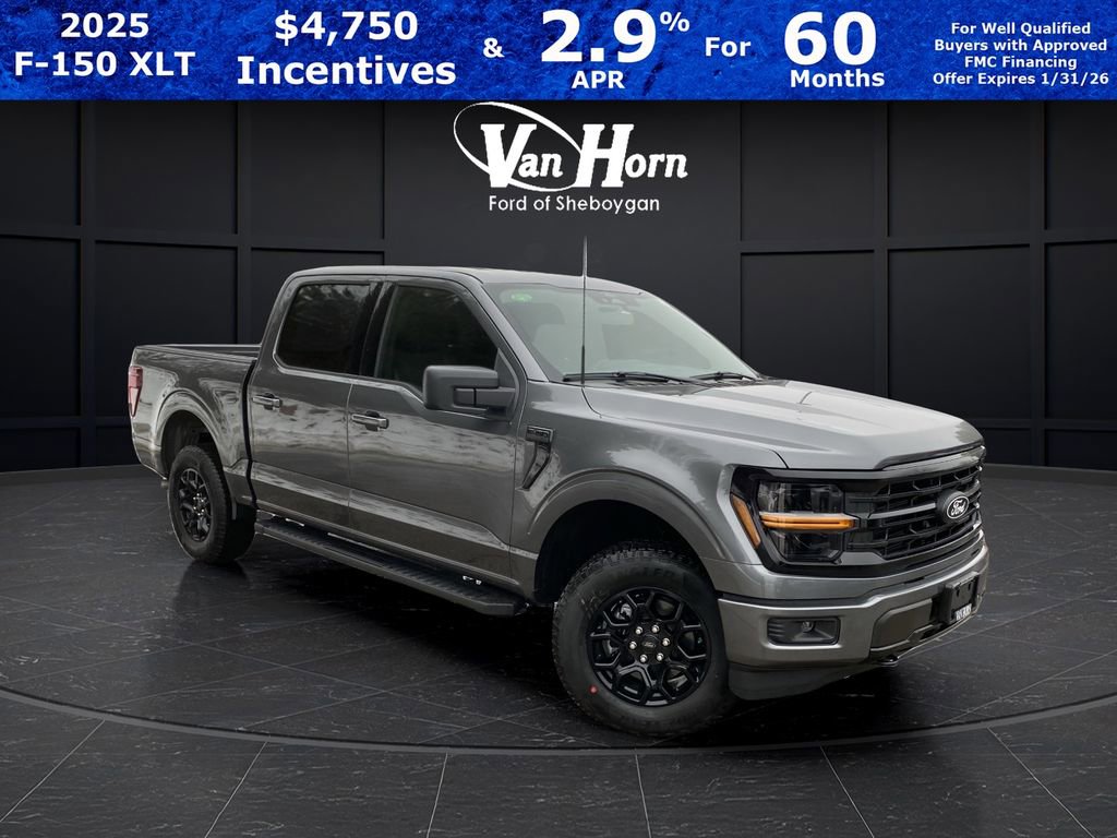 New 2025 Ford F150 XLT w/ Equipment Group 301A Standard