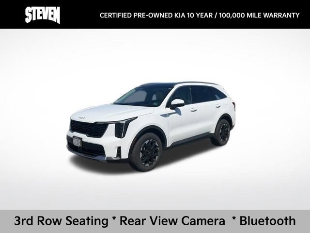 Certified 2025 Kia Sorento S w/ Panoramic Sunroof Package