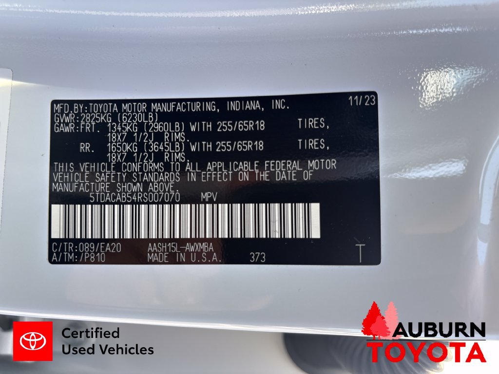 Certified 2024 Toyota Grand Highlander AWD Hybrid image 29