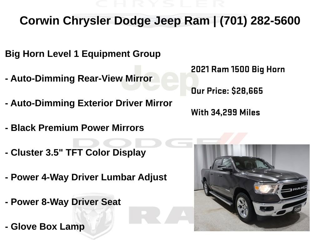 Certified 2021 RAM 1500 Big Horn image 14