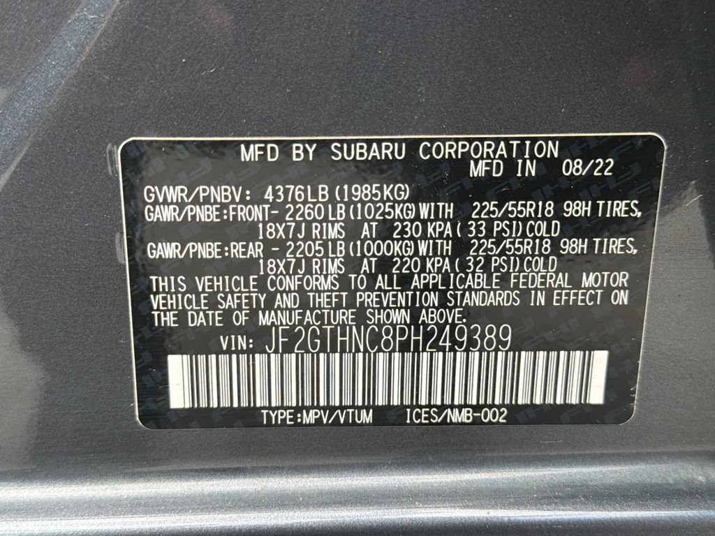 Certified 2023 Subaru Crosstrek 2.5i Limited AWD/4WD image 51
