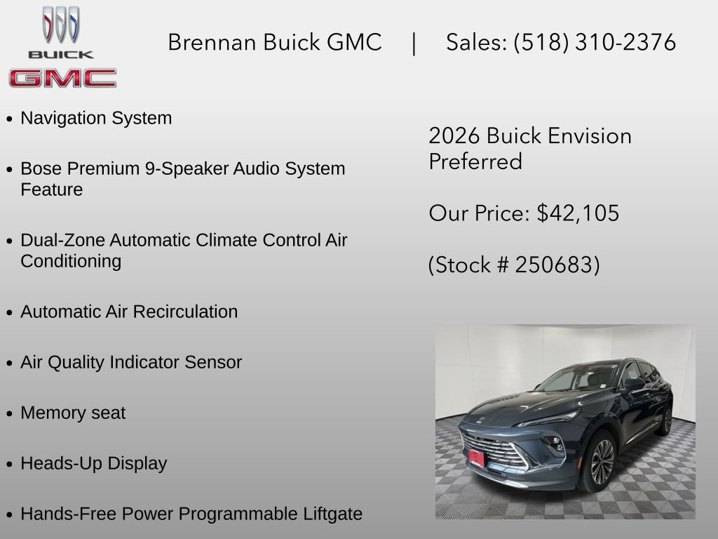 New 2026 Buick Envision Preferred AWD/4WD image 12