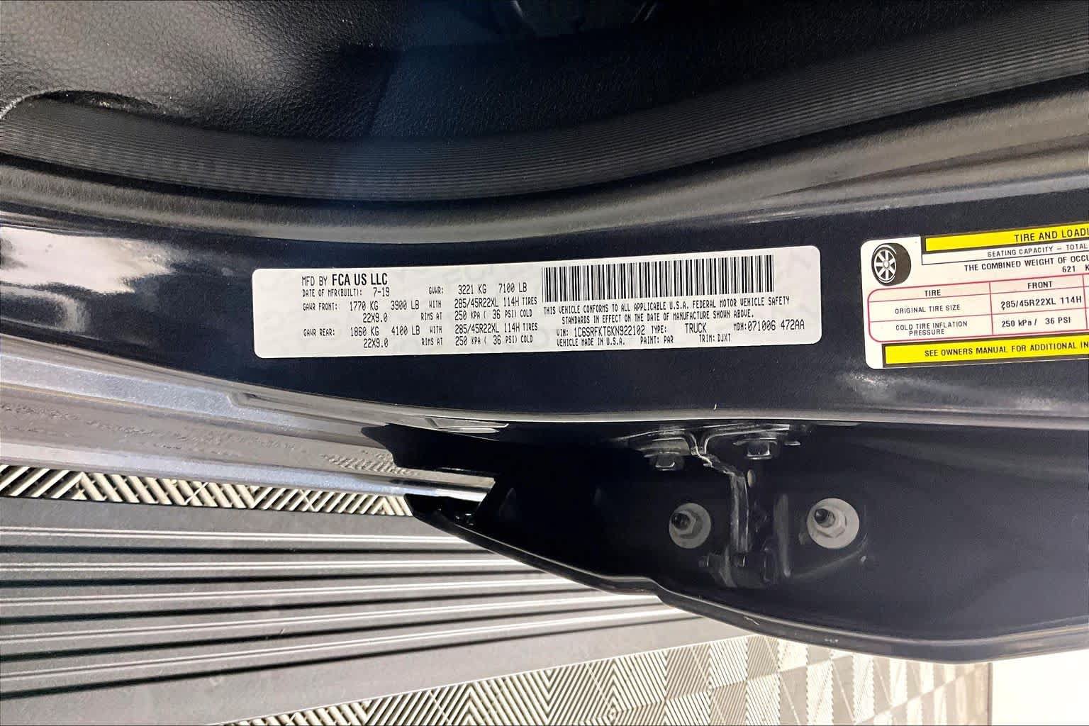 Used 2019 RAM 1500 Limited AWD/4WD image 31