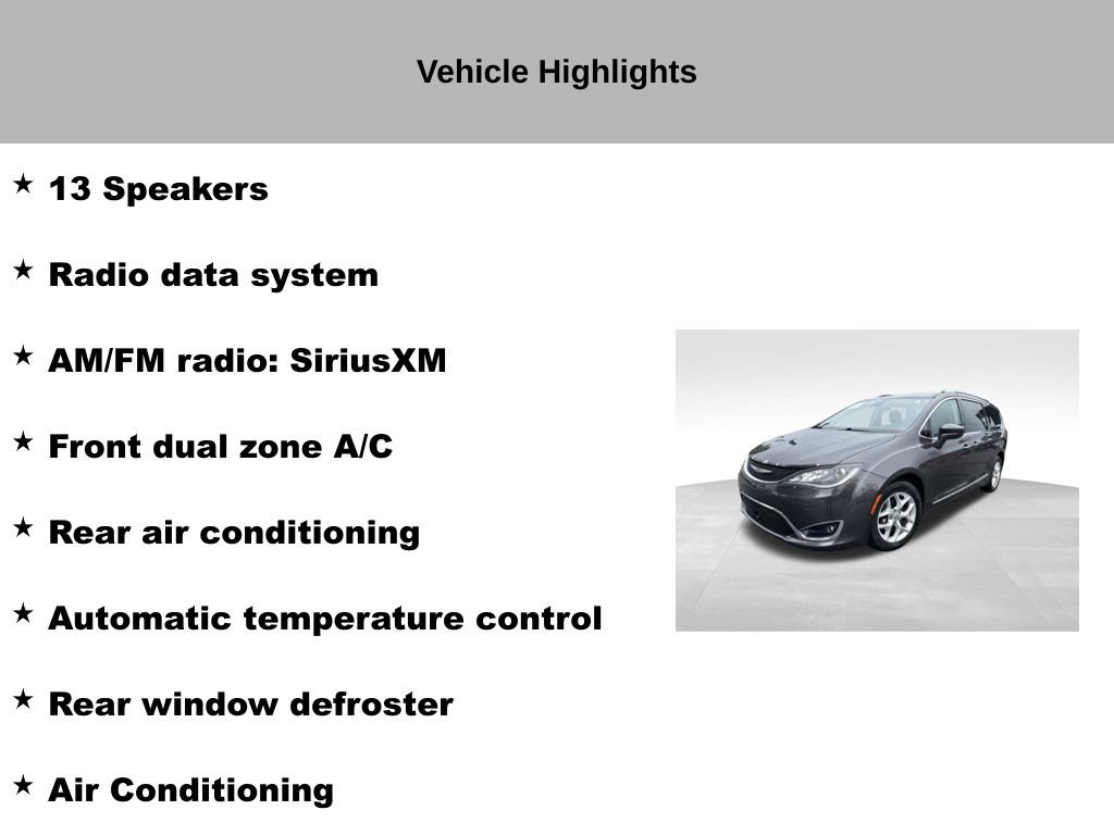 Used 2017 Chrysler Pacifica Touring-L Plus w/ Advanced Safetytec Group FWD image 54