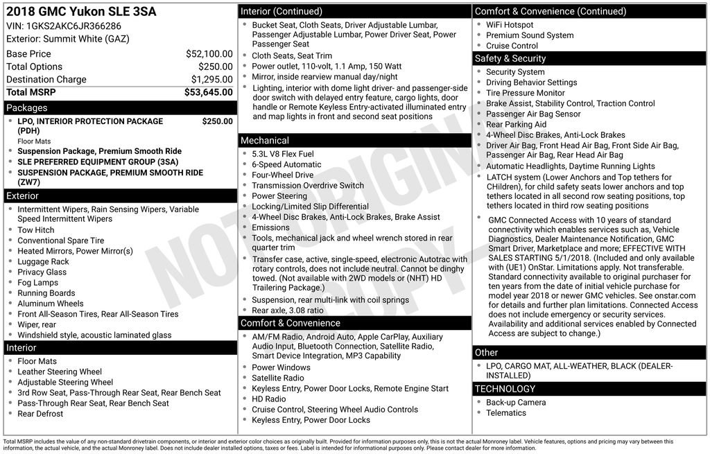 Used 2018 GMC Yukon SLE image 12