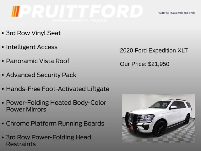 Used 2020 Ford Expedition XLT w/ Equipment Group 202A AWD/4WD image 31