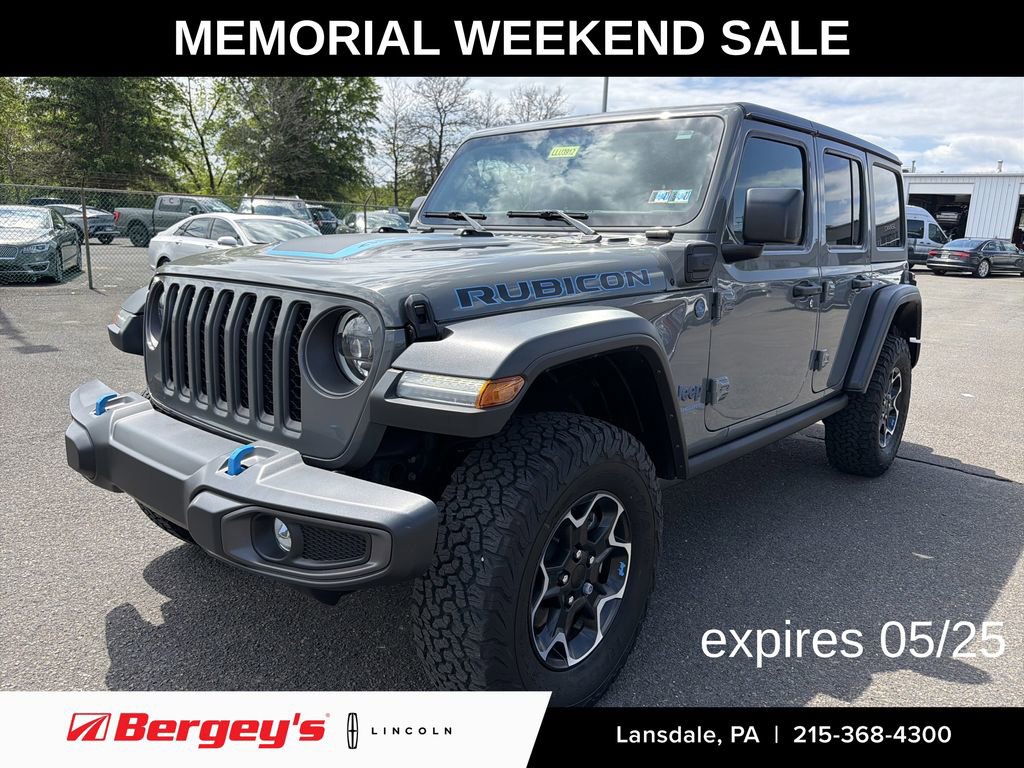 Used 2023 Jeep Wrangler Unlimited Rubicon 4xe w/ Cold Weather Group