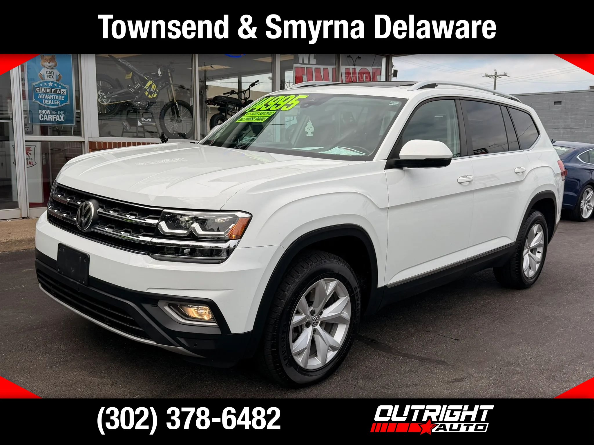 Used 2018 Volkswagen Atlas SEL AWD/4WD image 1