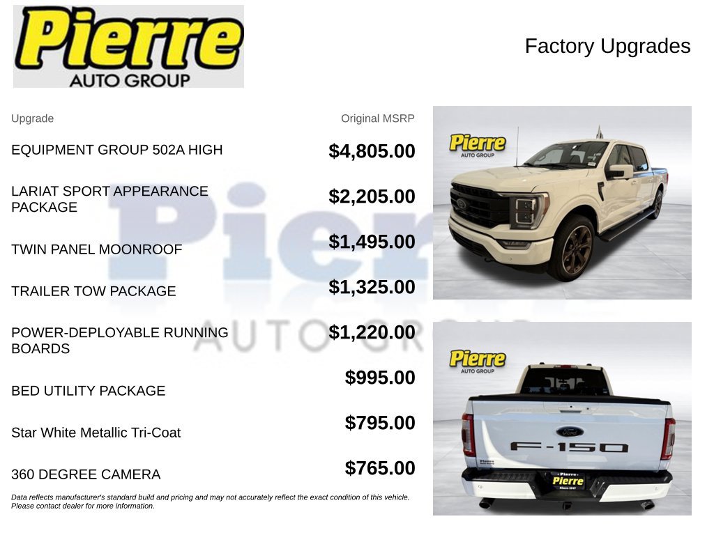 Used 2023 Ford F150 Lariat w/ Equipment Group 502A High AWD/4WD image 14