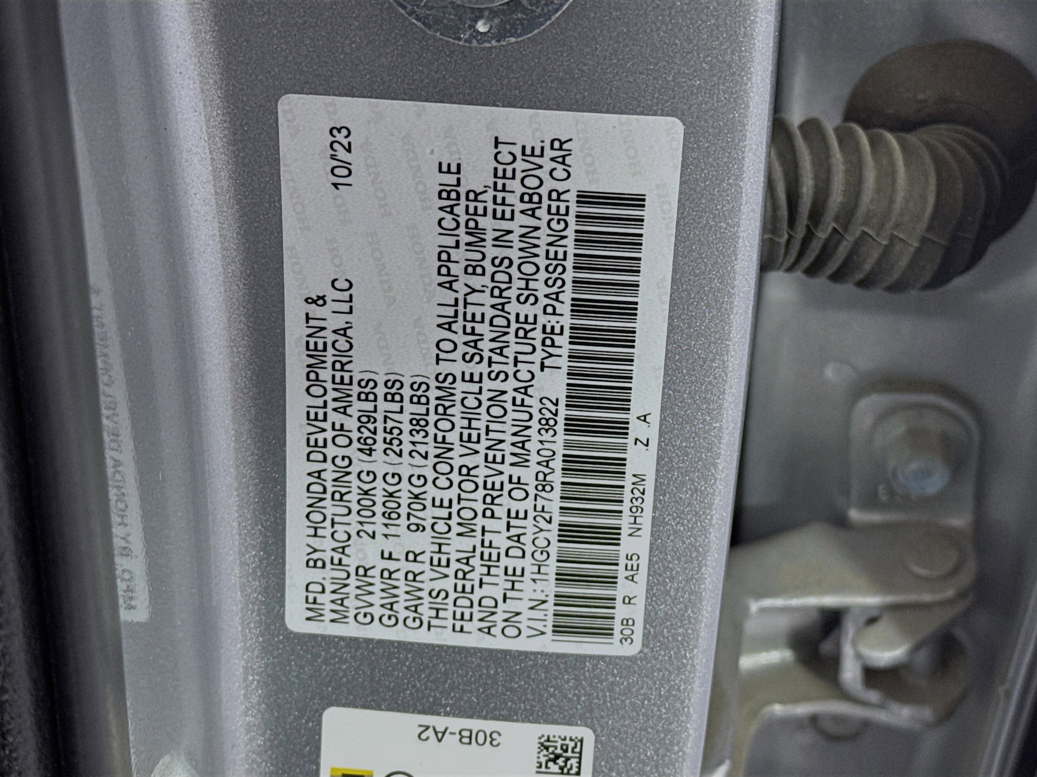 Certified 2024 Honda Accord Sport image 31