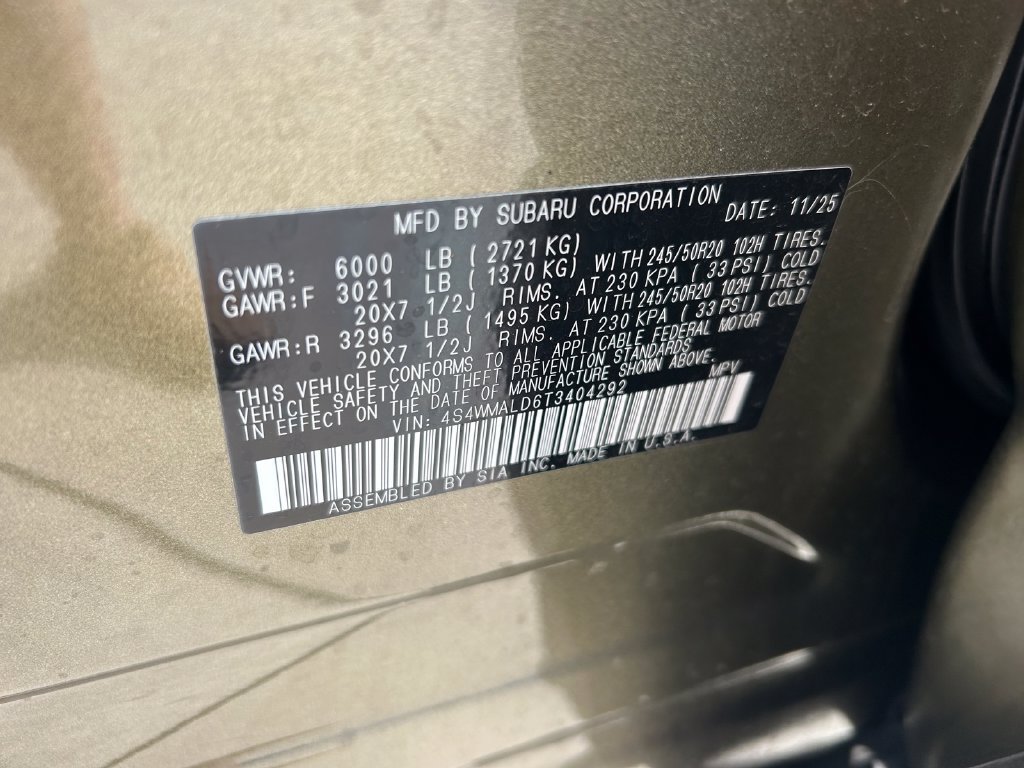 Used 2026 Subaru Ascent Bronze Edition AWD/4WD image 10