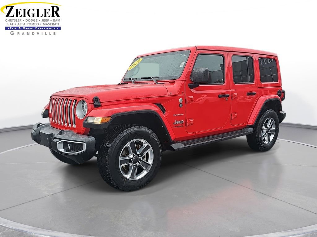 Used 2022 Jeep Wrangler Unlimited Sahara w/ Cold Weather Group image 1