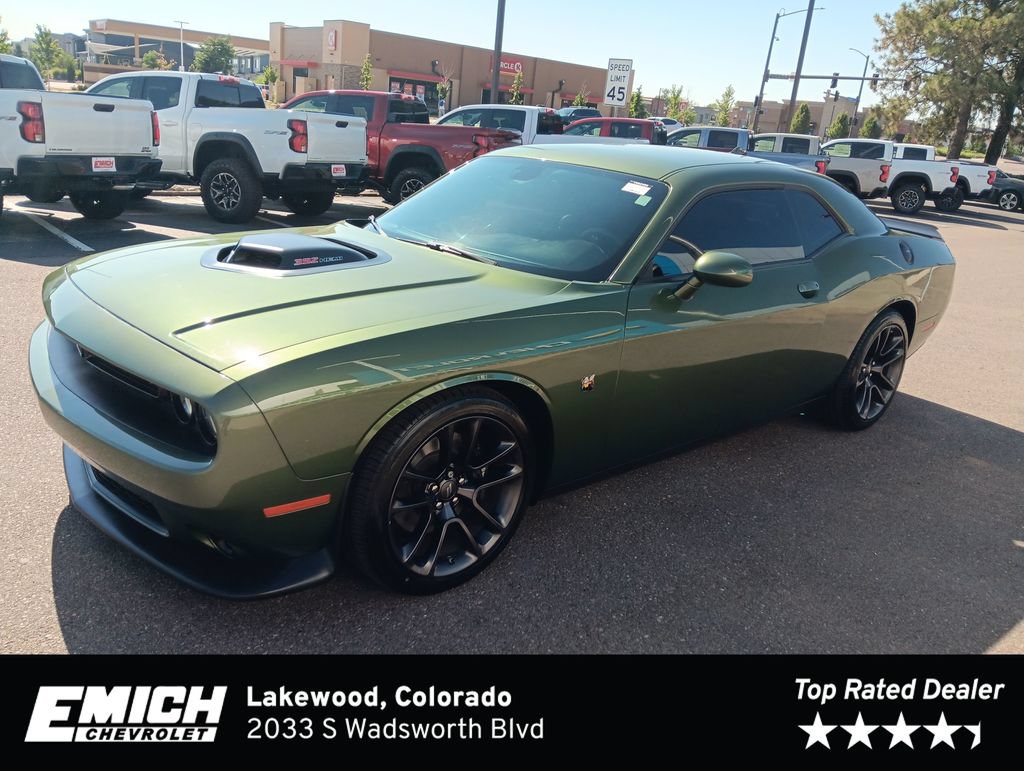 Used 2021 Dodge Challenger R/T Scat Pack w/ Shaker Package RWD image 1