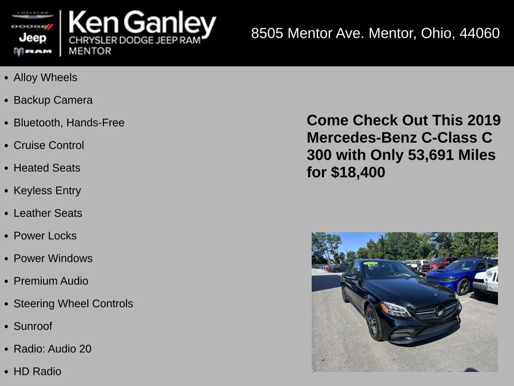 Used 2019 Mercedes-Benz C 300 4MATIC Sedan image 5