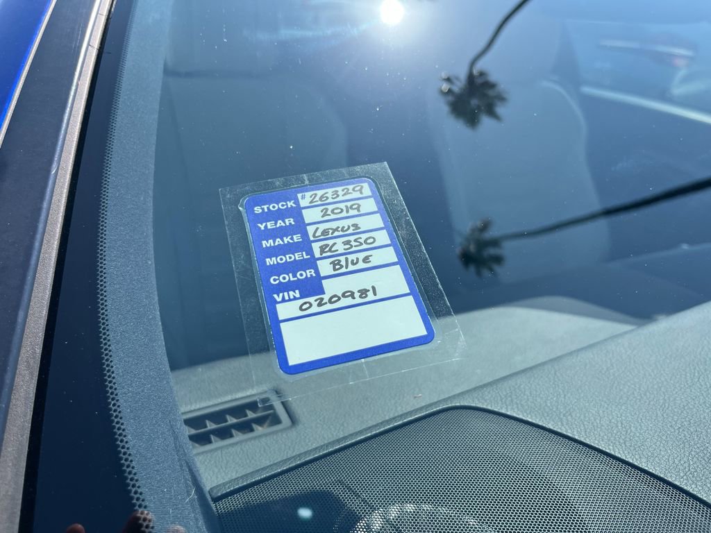 Used 2019 Lexus RC 350 F Sport w/ Accessory Package RWD image 29
