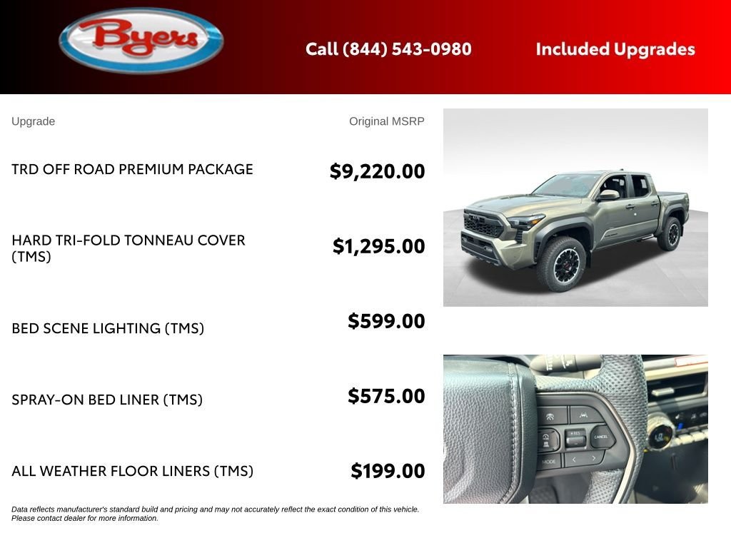 New 2026 Toyota Tacoma TRD Off-Road w/ TRD Off Road Premium Package AWD/4WD image 5