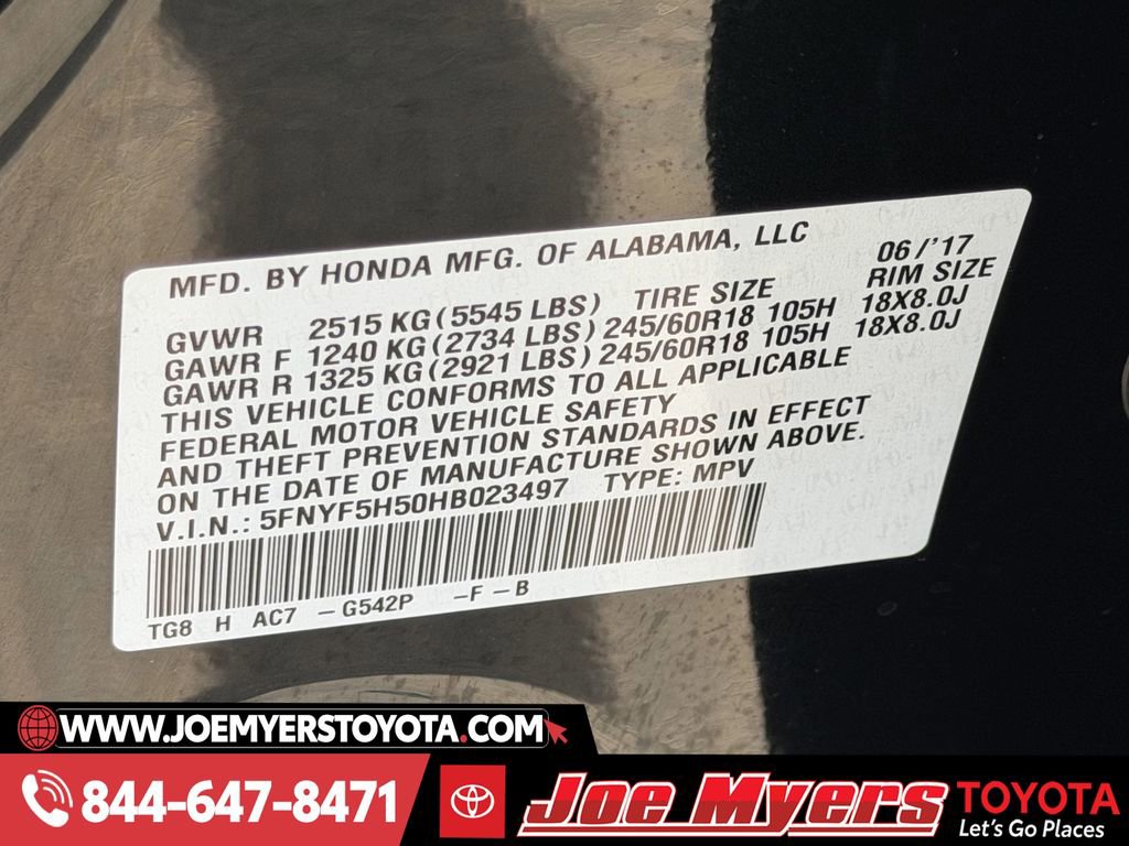 Used 2017 Honda Pilot EX-L image 32